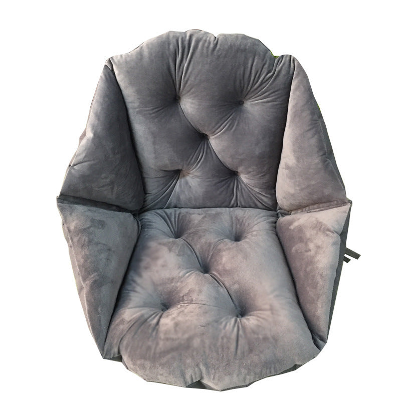 Plush dining chair cushion