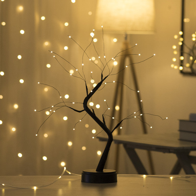 Christmas Explosion Style LED Copper Wire Light Tree