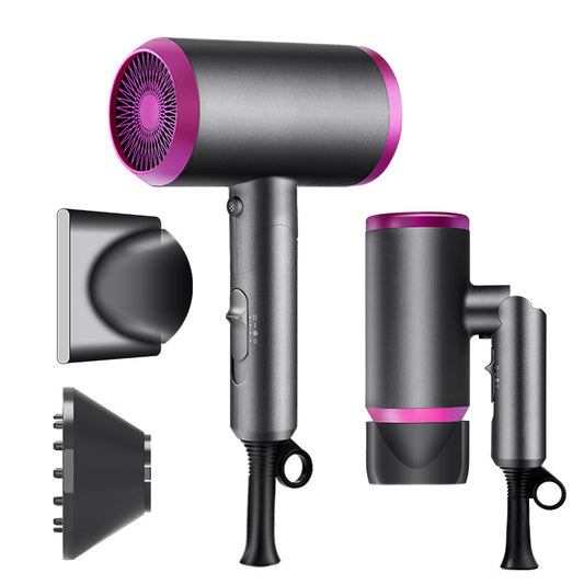 Cross-borde negative ion hair dryer, foldable household hair dryer