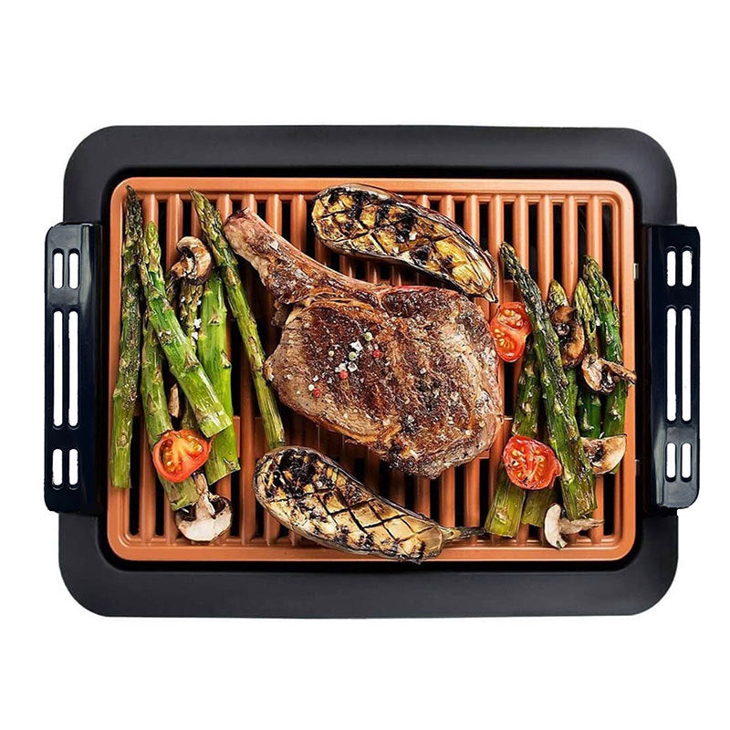 Smoke-free Barbecue Grill Plate