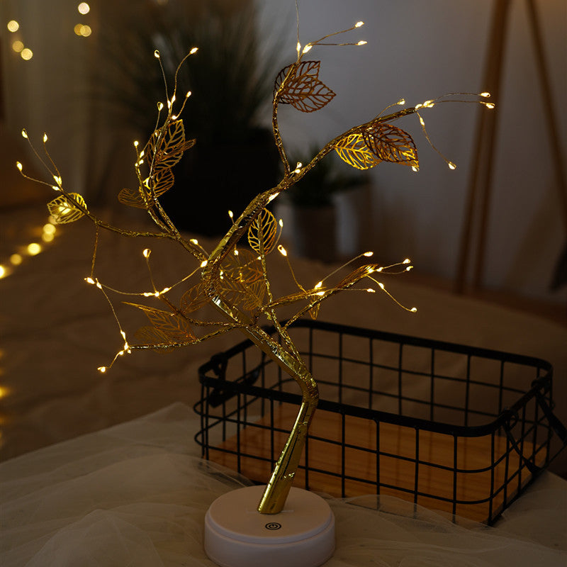 Christmas Explosion Style LED Copper Wire Light Tree