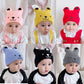 Cute Infant Baby Hat Woolen Knitted Bear Ears Caps