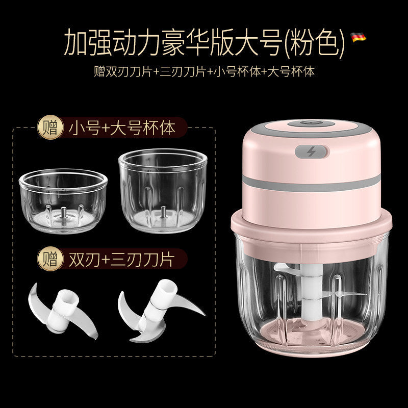 Wireless Mini Baby Food Supplement Machine Electric Garlic Puller