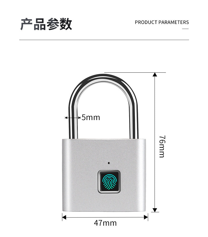 Smart Fingerprint padlock