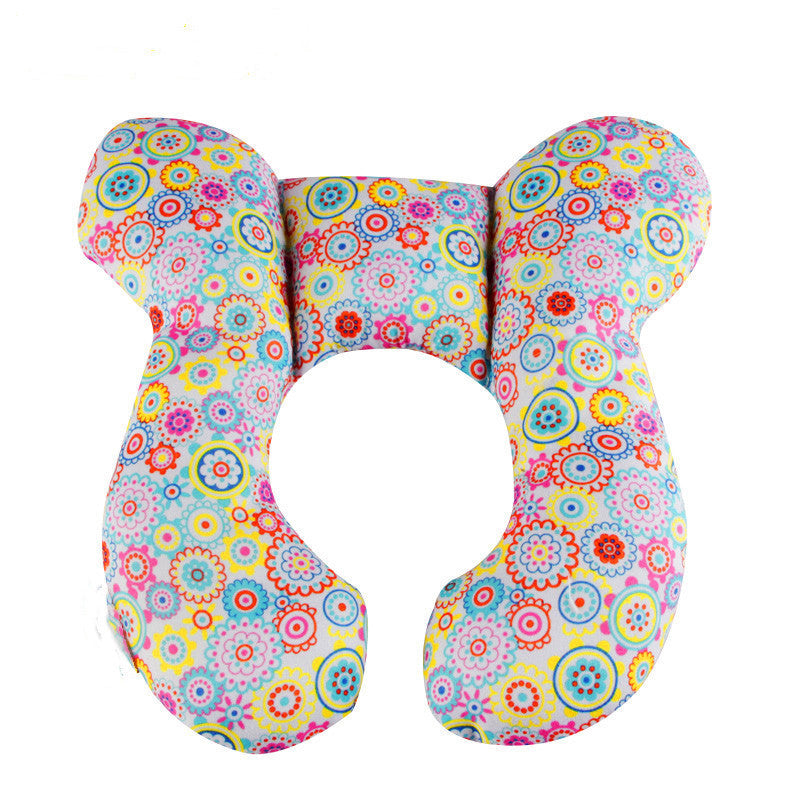 Baby pillow - safety seat neck guard fixed